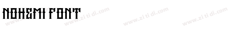 NOHEMI FONT字体转换